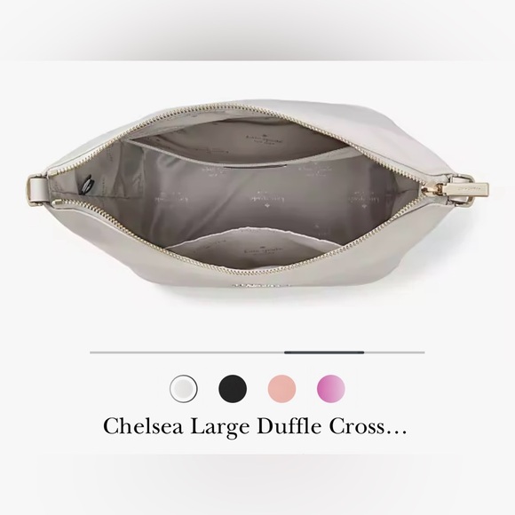 NWT Kate Spade Chelsea Duffle Crossbody - Grey - Picture 3 of 11
